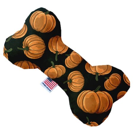 MIRAGE PET PRODUCTS Pumpkin Patch 10 in. Stuffing Free Bone Dog Toy 1336-SFTYBN10